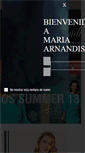 Mobile Screenshot of mariaarnandis.com